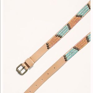 New Free People By The Sea Beaded Belt